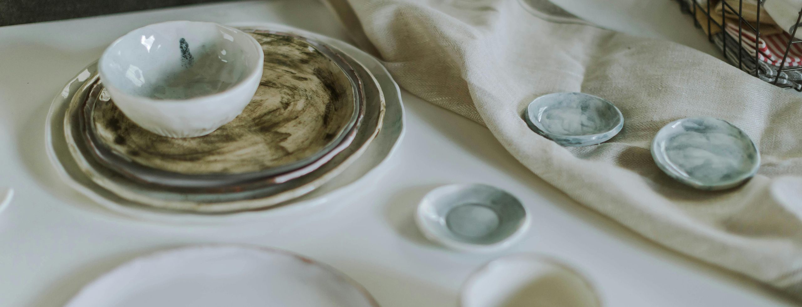 Les étapes peinture sur ceramique